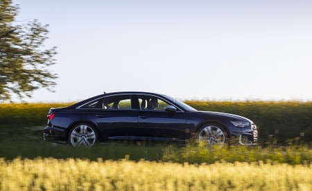 2020 Audi S6 Sedan TDI (Color: Navarra Blue) Side Wallpapers  450x275 (20)