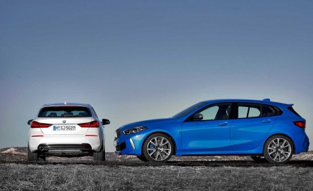 2020 BMW 1-Series 118i (Color: Mineral white Metallic) and BMW M135i xDrive Wallpapers 450x275 (13)