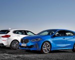 2020 BMW 1-Series 118i (Color: Mineral white Metallic) and BMW M135i xDrive Wallpapers 150x120