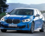 2020 BMW M135i xDrive (Color: Misano Blue Metallic) Front Three-Quarter Wallpapers 150x120 (3)