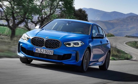 2020 BMW M135i xDrive (Color: Misano Blue Metallic) Front Wallpapers 450x275 (5)