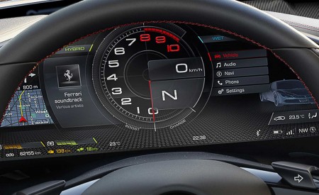 2020 Ferrari SF90 Stradale Digital Instrument Cluster Wallpapers 450x275 (70)