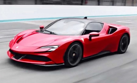 2020 Ferrari SF90 Stradale Front Three-Quarter Wallpapers 450x275 (45)