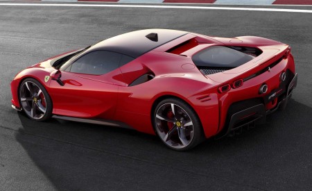 2020 Ferrari SF90 Stradale Rear Three-Quarter Wallpapers 450x275 (51)