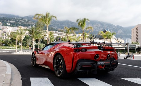2020 Ferrari SF90 Stradale Rear Three-Quarter Wallpapers 450x275 (40)