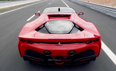 2020 Ferrari SF90 Stradale Rear Wallpapers 450x275 (52)