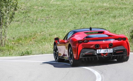 2020 Ferrari SF90 Stradale Rear Wallpapers 450x275 (18)