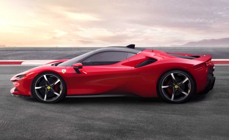 2020 Ferrari SF90 Stradale Side Wallpapers 450x275 (56)