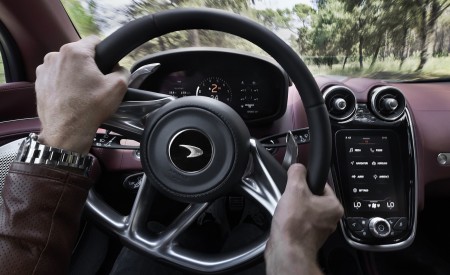 2020 McLaren GT (Color: Burnished Copper) Interior Steering Wheel Wallpapers 450x275 (66)