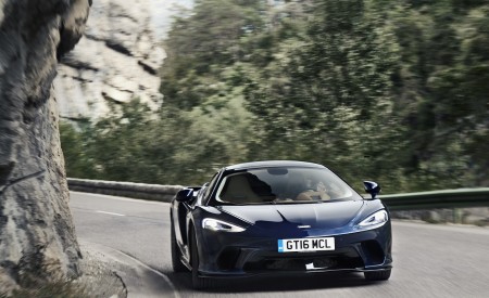 2020 McLaren GT (Color: Namaka Blue) Front Wallpapers 450x275 (2)