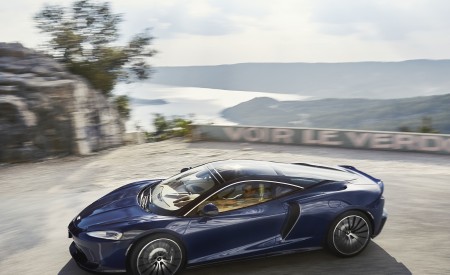 2020 McLaren GT (Color: Namaka Blue) Side Wallpapers 450x275 (3)