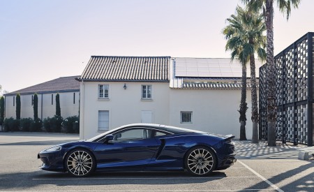 2020 McLaren GT (Color: Namaka Blue) Side Wallpapers 450x275 (21)