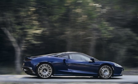 2020 McLaren GT (Color: Namaka Blue) Side Wallpapers 450x275 (4)