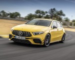 2020 Mercedes-AMG A 45 S 4MATIC+ (Color: Sun Yellow) Front Three-Quarter Wallpapers 150x120 (5)