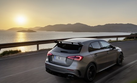 2020 Mercedes-AMG A 45 S 4MATIC+ Rear Three-Quarter Wallpapers 450x275 (55)