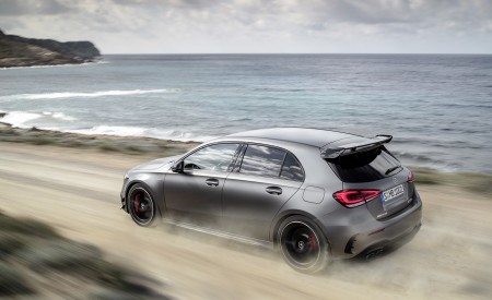 2020 Mercedes-AMG A 45 S 4MATIC+ Rear Three-Quarter Wallpapers 450x275 (56)