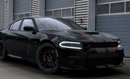 2019 Dodge Charger SRT Hellcat Octane Edition (Color: Pitch Black) Front Three-Quarter Wallpapers 450x275 (6)