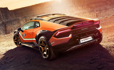 2019 Lamborghini Huracán Sterrato Concept Rear Three-Quarter Wallpapers 450x275 (3)