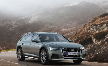 2020 Audi A6 allroad quattro (Color: Gavial Green) Front Three-Quarter Wallpapers 450x275 (59)
