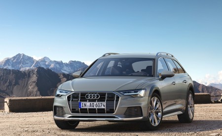 2020 Audi A6 allroad quattro (Color: Gavial Green) Front Three-Quarter Wallpapers 450x275 (68)