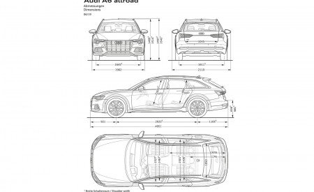2020 Audi A6 allroad quattro Dimensions Wallpapers 450x275 (84)
