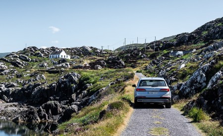 2020 Audi Q7 (Color: Florett Silver) Rear Wallpapers 450x275 (94)