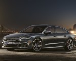 2020 Audi S7 Sportback TDI (Color: Daytona Grey) Front Three-Quarter Wallpapers  150x120