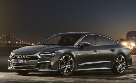 2020 Audi S7 Sportback TDI (Color: Daytona Grey) Front Three-Quarter Wallpapers  450x275 (64)