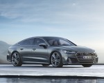 2020 Audi S7 Sportback TDI (Color: Daytona Grey) Front Three-Quarter Wallpapers  150x120