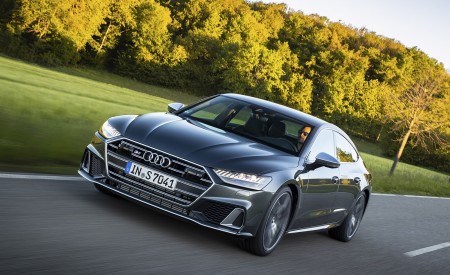 2020 Audi S7 Sportback TDI (Color: Daytona Grey) Front Three-Quarter Wallpapers  450x275 (31)