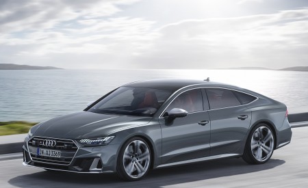 2020 Audi S7 Sportback TDI (Color: Daytona Grey) Front Three-Quarter Wallpapers 450x275 (55)