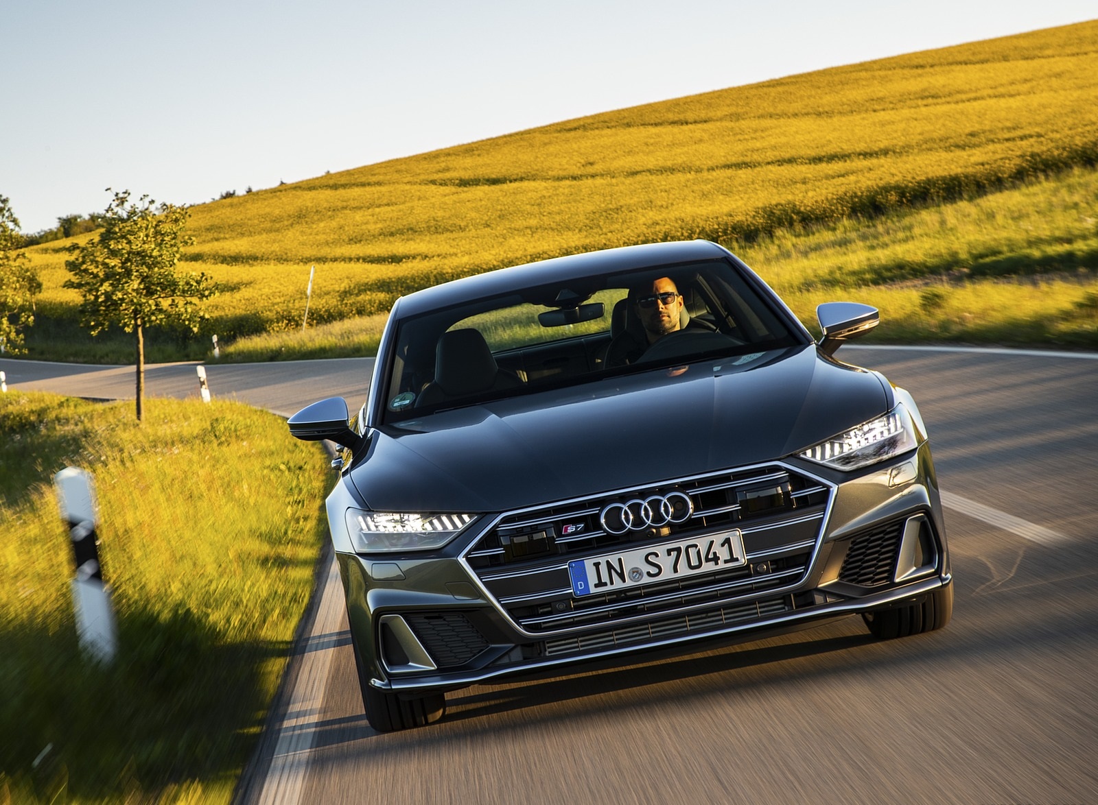 2020 Audi S7 Sportback TDI (Color: Daytona Grey) Front Wallpapers  #37 of 88