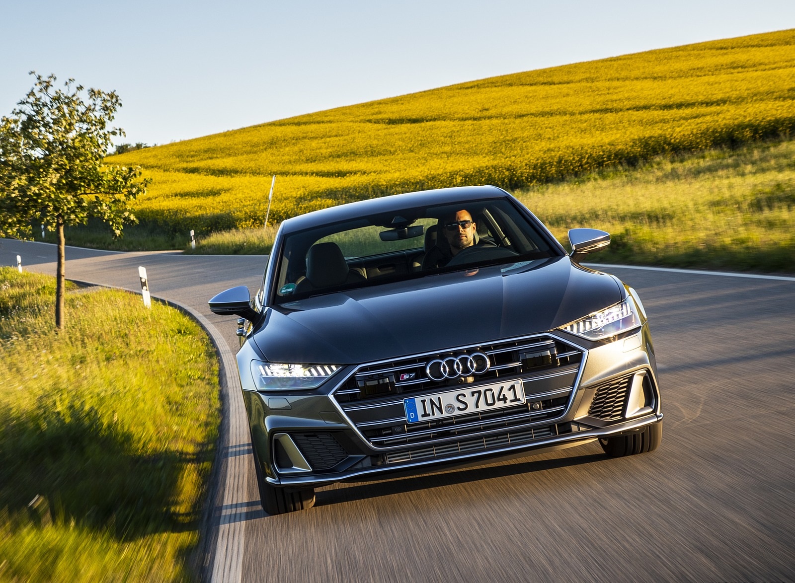 2020 Audi S7 Sportback TDI (Color: Daytona Grey) Front Wallpapers  #38 of 88