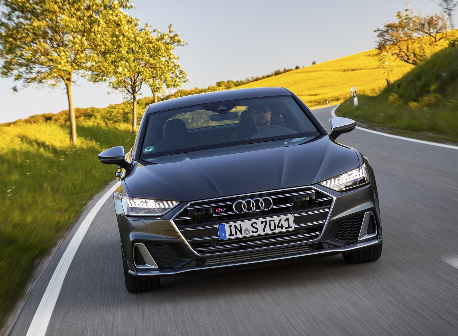 2020 Audi S7 Sportback TDI (Color: Daytona Grey) Front Wallpapers #34 of 88