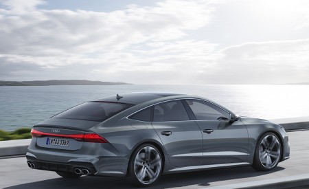 2020 Audi S7 Sportback TDI (Color: Daytona Grey) Rear Three-Quarter Wallpapers  450x275 (62)