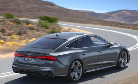 2020 Audi S7 Sportback TDI (Color: Daytona Grey) Rear Three-Quarter Wallpapers  450x275 (56)