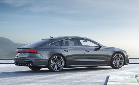 2020 Audi S7 Sportback TDI (Color: Daytona Grey) Rear Three-Quarter Wallpapers 450x275 (63)