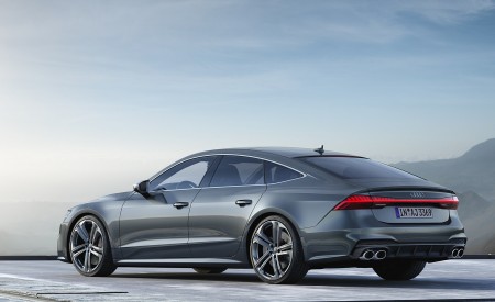2020 Audi S7 Sportback TDI (Color: Daytona Grey) Rear Three-Quarter Wallpapers 450x275 (58)
