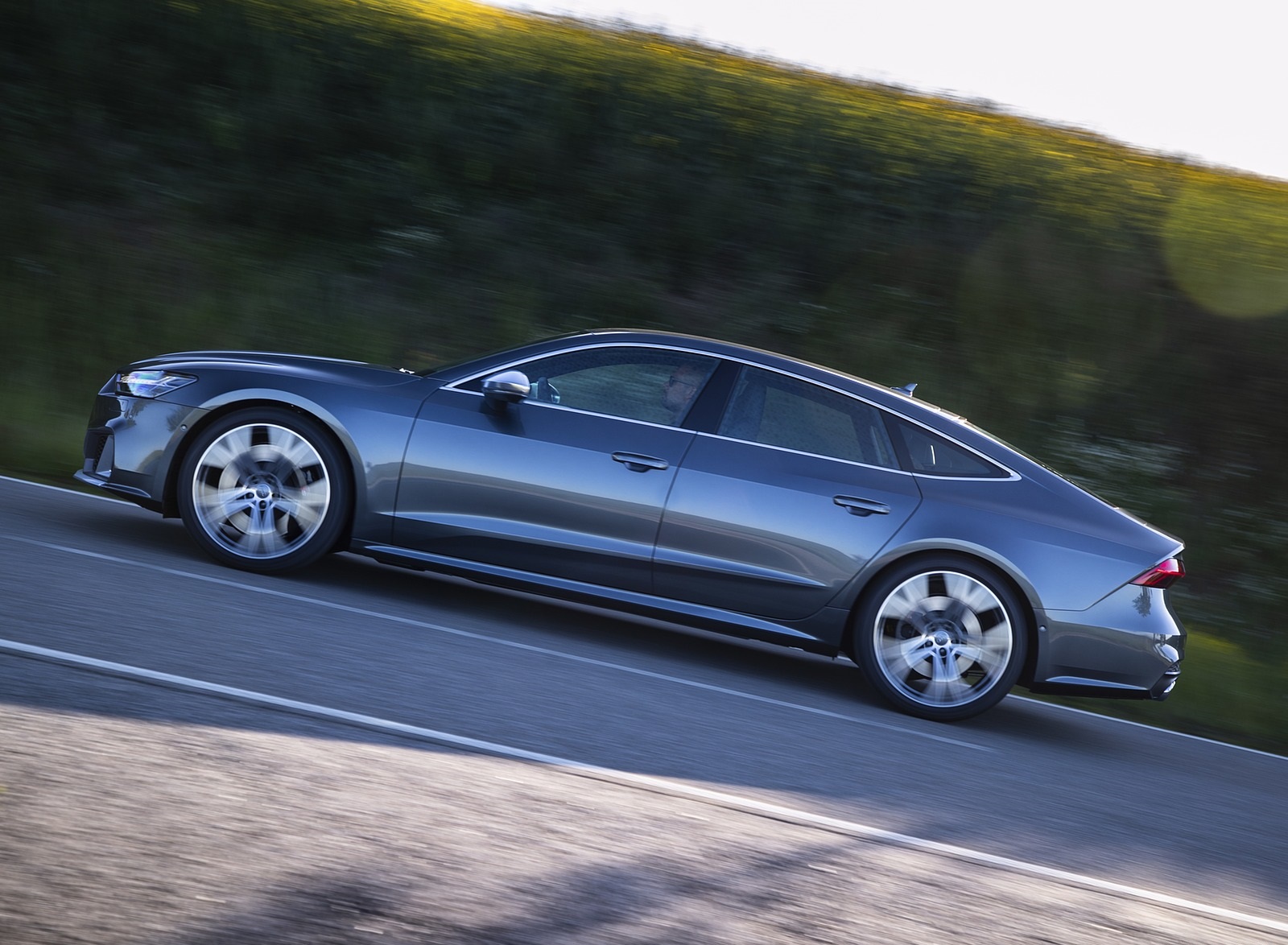2020 Audi S7 Sportback TDI (Color: Daytona Grey) Side Wallpapers #45 of 88