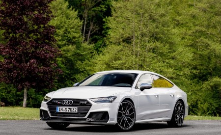 2020 Audi S7 Sportback TDI (Color: Glacier White) Front Three-Quarter Wallpapers  450x275 (15)