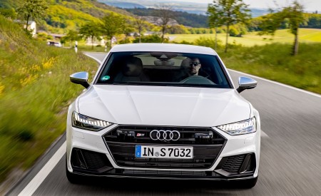 2020 Audi S7 Sportback TDI (Color: Glacier White) Front Wallpapers 450x275 (14)