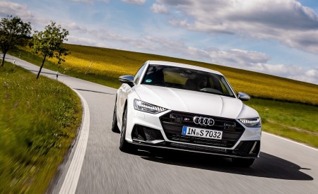 2020 Audi S7 Sportback TDI (Color: Glacier White) Front Wallpapers 450x275 (8)