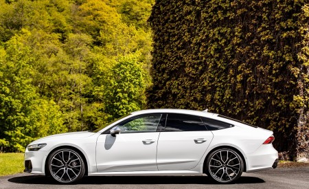 2020 Audi S7 Sportback TDI (Color: Glacier White) Side Wallpapers 450x275 (21)