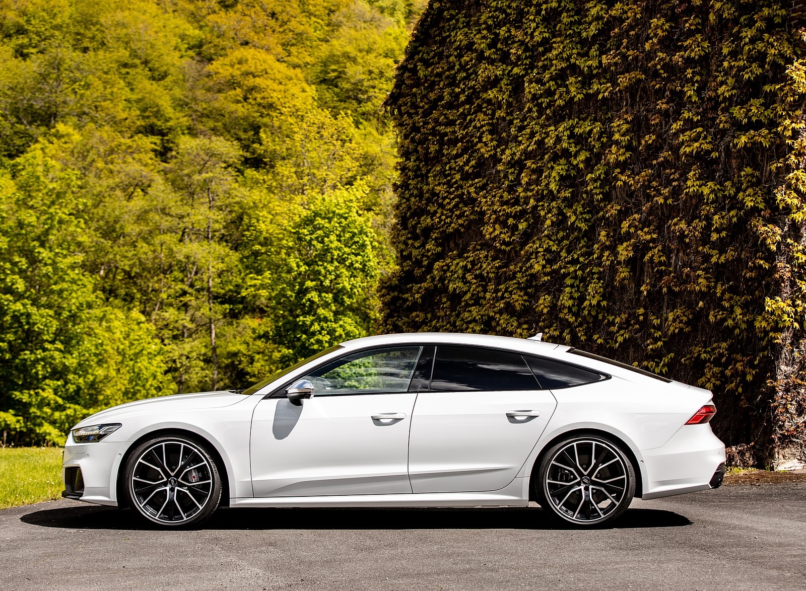 2020 Audi S7 Sportback TDI (Color: Glacier White) Side Wallpapers #21 of 88