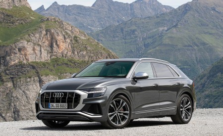 2020 Audi SQ8 TDI (Color: Daytona Gray) Front Three-Quarter Wallpapers 450x275 (28)