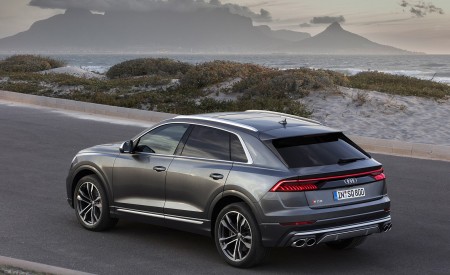 2020 Audi SQ8 TDI (Color: Daytona Gray) Rear Three-Quarter Wallpapers 450x275 (31)