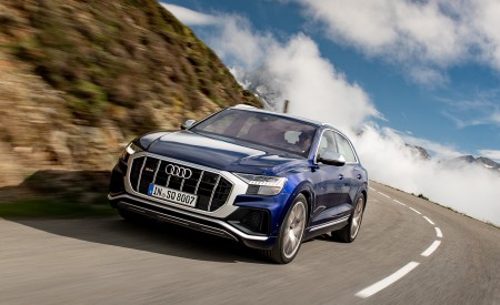 2020 Audi SQ8 TDI (Color: Navarra Blue) Front Wallpapers 450x275 (3)
