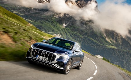2020 Audi SQ8 TDI (Color: Navarra Blue) Front Wallpapers  450x275 (8)
