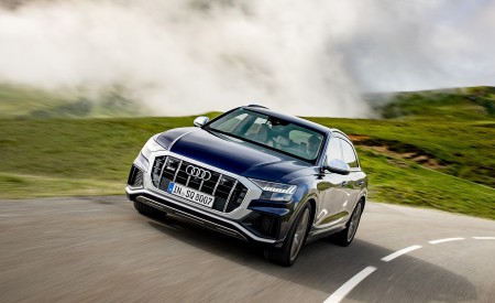 2020 Audi SQ8 TDI (Color: Navarra Blue) Front Wallpapers 450x275 (5)