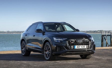 2020 Audi SQ8 TDI quattro (UK-Spec) Front Three-Quarter Wallpapers 450x275 (97)